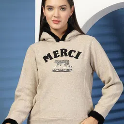 R.Code by The Roadster Life Co. Women Printed Hooded Pullover Sweatshirt-picture-17