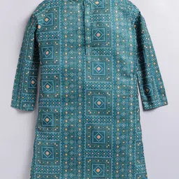 TABARD Boys Ethnic Motifs Printed Mandarin Collar Cotton Kurta-image-19