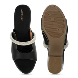 MOSAC Embellished Open Toe Wedge Sandals image 2