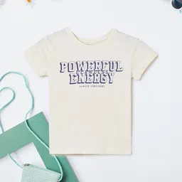 max Girls Typography Printed Applique T-shirt-picture-14