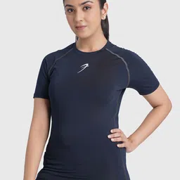 FUAARK Women Abzorb Solid Round Neck Slim Fit T-shirt-picture-15