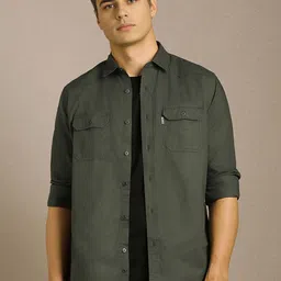 Louis Philippe Jeans Men Slim Fit Casual Shirt-image-33