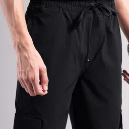 PAUL STREET Men Relaxed Easy Wash Cargos Trousers image 2