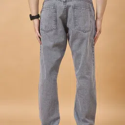 STUDIO NEXX Men Straight Fit Mid-Rise Clean Look Light Fade Non Stretchable Jeans image 5