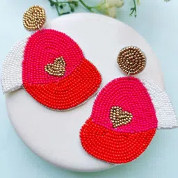 Crunchy Fashion Artificial Beaded Quirky Drop Earrings image 3