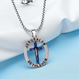 THE MEN GIFT NA Alloy Contemporary Pendants with Chains-picture-36