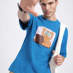 glitchez Focus Mode Printed Relaxed Fit T-shirt-picture-10