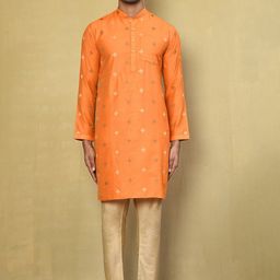 Arihant Rai Sinha Men Embroidered Regular Pure Cotton Kurta with Pyjamas-picture-42