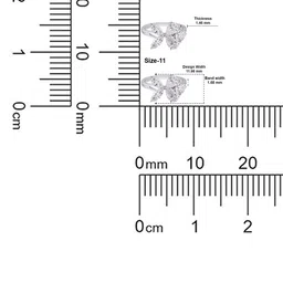 Crash.Club By CKC 18KT White Gold 2.3 Carat Diamond Studded Ring - 2.87 g image 3