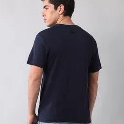 U.S. Polo Assn. Denim Co. Men Brand Logo Printed Slim Fit T-shirt image 2