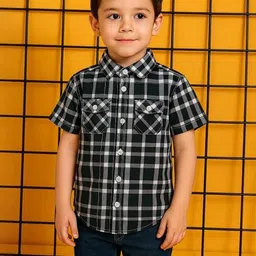 Killer Boys Classic Tartan Checks Checked Casual Shirt image 3