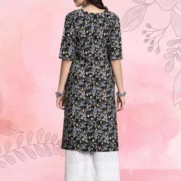 Ethnic basket Women Pack Of 2 Multicoloured Crepe Kurtas image 4