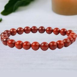 VIBESLE Unisex Red Artificial Bead Cuff Bracelet-picture-32