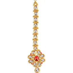 Anouk Gold-Plated Kundan Studded Jewellery Set image 5