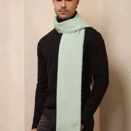 HANDICRAFT PALACE Men Patterned Merino Wool Mufflers image 2