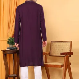 TATTVA Men Printed Regular Kurta with Pyjamas image 5