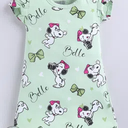 YK X Tinyo Girls Snoopy Print A-Line Dress image 4