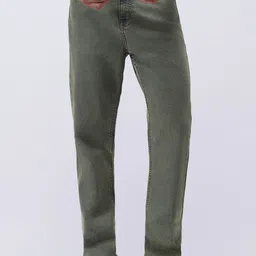 Urbano Fashion Men Straight Fit Mid-Rise Heavy Fade Stretchable Jeans-image-96