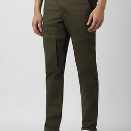 Van Heusen Sport Men Regular Fit Mid-Rise Cargo Styles Trousers image 4