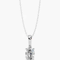 VALANOVA BIS Hallmark 18KT White Gold Diamond Studded Pendant - 0.70 gm-image-41
