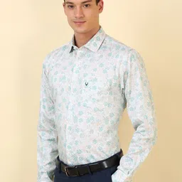 Allen Solly Men Floral Printed Spread Collar Pure Cotton Casual Shirt image 2