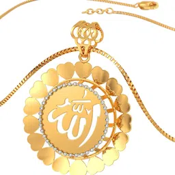 Joyalukkas Women 22KT Religious Gold Pendant 2.532 g-image-28