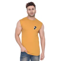 BEYOU FASHION Round Neck Sleeveless Slim Fit T-shirt-picture-34