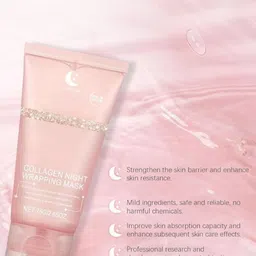 lorshel Collagen Night Peel Off Mask With Brush - 75 g image 4