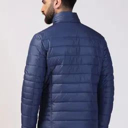 Blackberrys Men Camouflage Polyester Longline Padded Jacket image 5