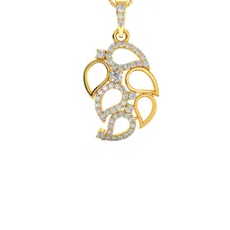 Joyalukkas Women 22KT Gold Leaf Pendant - 2.81 g-image-84