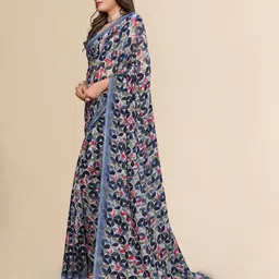 Moda Rapido Poly Georgette Saree image 3