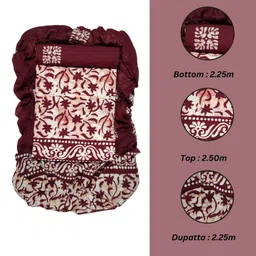 Farooq Dyeing Printed Pure Cotton Unstitched Dress Material image 3