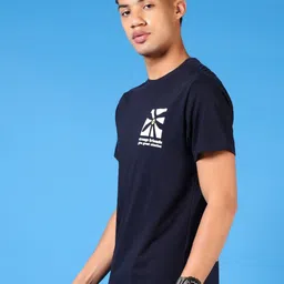 V-Mart Men Graphic Printed Round Neck Cotton T-shirt image 2