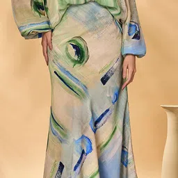 Masaba Whirl Wind Trumpet Skirt image 2