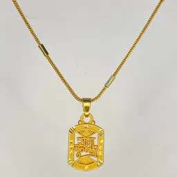 Psight Gold-Plated Geometric Pendants with Chains image 5