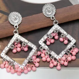 Creative Frogs Pink Alloy Earrings-picture-36