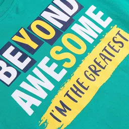 Honeyhap Boys Cotton Printed Night suit image 3