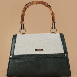 CODE by Lifestyle Women Colourblocked Structured Satchel Bag-picture-21