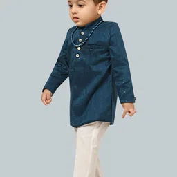 Ethniks Neu-Ron Boys Regular Kurta with Pyjamas image 5