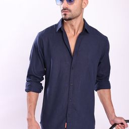 Bene Kleed Spread Collar Cotton Linen Regular Fit Casual Shirt-picture-34