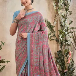 Reboot Fashions FloralSaree image 2