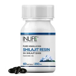 INLIFE Shilajit Resin Softgel Capsules 250mg for Men & Women | Himalayan Sourced 18000 ft | Contains >75% Fulvic Acid | Supports Energy, Stamina & Strength - 60 Softgels-picture-17