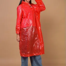 Dollar Men Lightweight Waterproof Foldable Rain Poncho with Adjustable Hood image 3