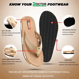 DOCTOR HEALTH SUPER SOFT Men Self Design Slip-On image 3