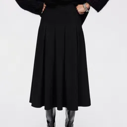 H&M Pleated Midi Skirt image 2