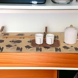 Mopak Decor Black Set of 1 Regular Shelf Liner Organisers image 3