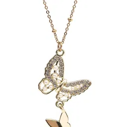 ARISTAL Jewellery Unisex Kids Gold-Plated Handcrafted Necklace-picture-31