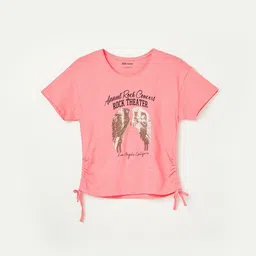 Fame Forever by Lifestyle Girls Coral Cotton Tshirts-picture-28