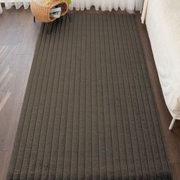 LUXEHOME INTERNATIONAL Brown Striped Anti-Skid Carpet-picture-47