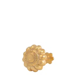 Abhooshan 925 Sterling Silver Gold Plated Stud Nosepin image 4